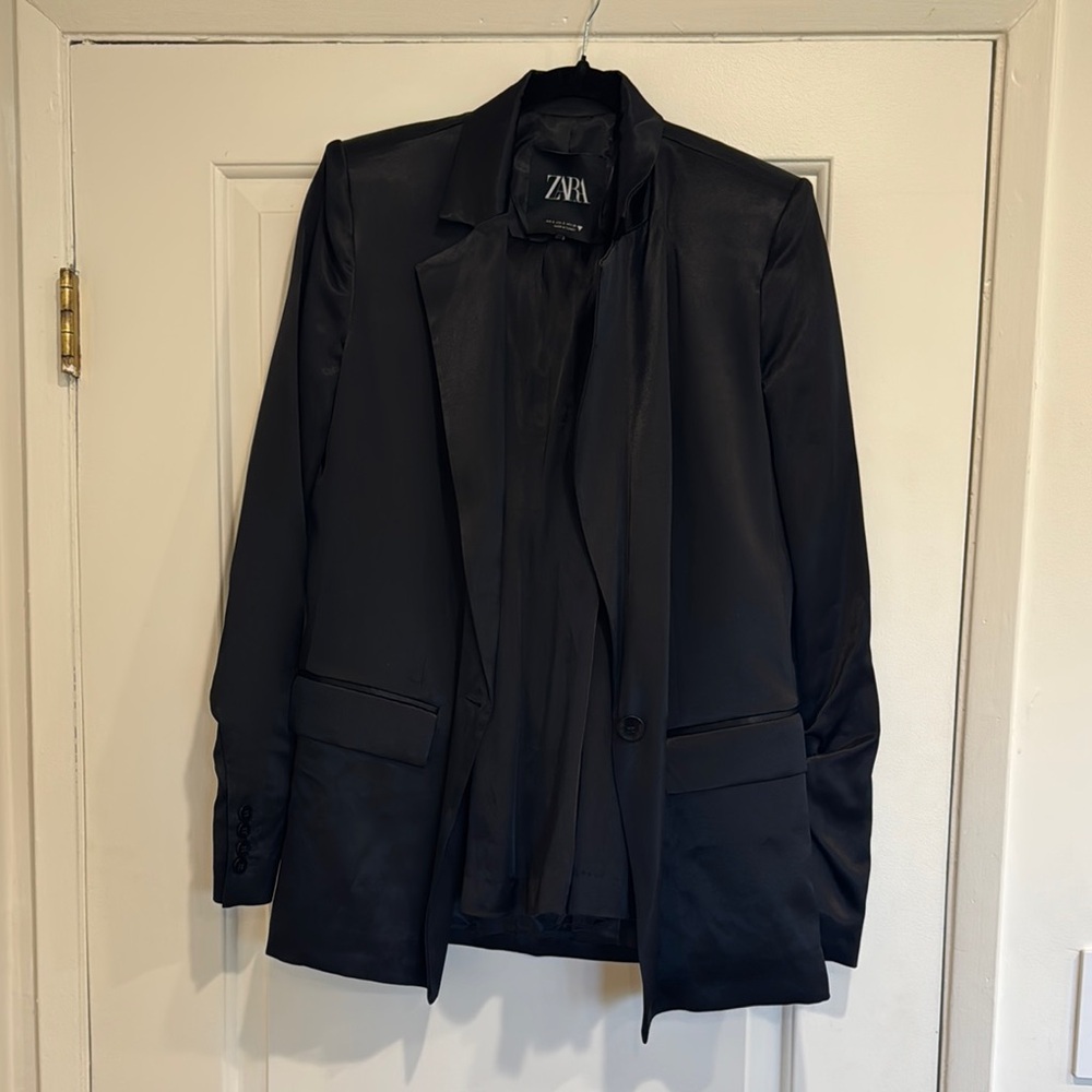 Zara Satin Blazer / Pants